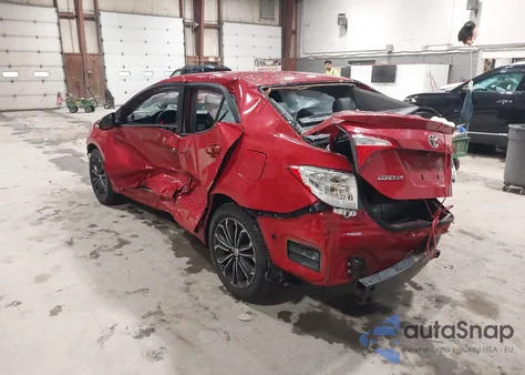 2015 Toyota Corolla S Plus z USA, uszkodzony, nr VIN 2T1BURHE0FC474143